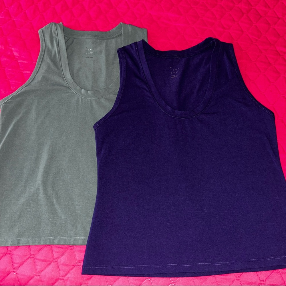 Two Scoop Neck Tanks